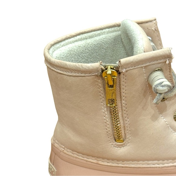 Sperry Saltwater Duck Boots in Light Pink - Picture 4 of 11